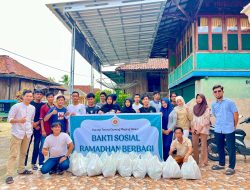 Karang Taruna Gunung Megang Dalam Salurkan 70 Paket Sembako dari Donasi Ramadan Berbagi