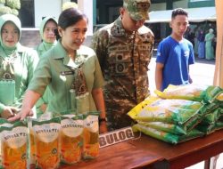 Kodim 0807/Tulungagung Gelar Bazar Murah Ramadhan, Bantu Warga Dapatkan Sembako Terjangkau
