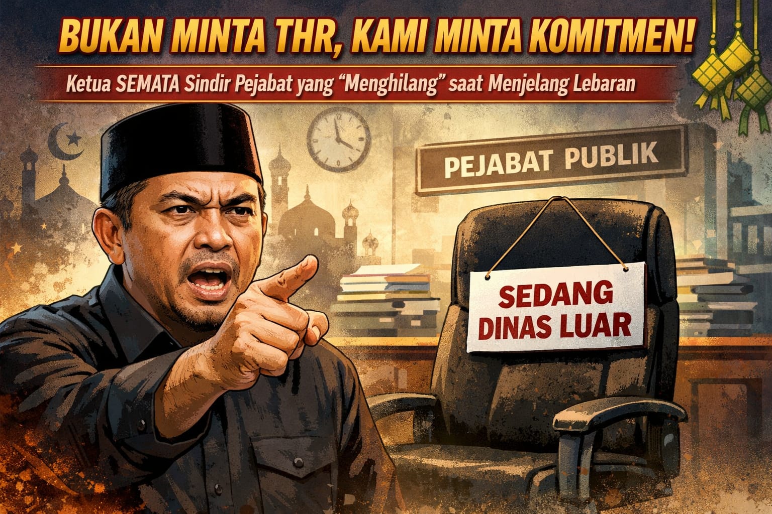 “Bukan Minta THR, Kami Minta Penjelasan!” Ketua SEMATA Kritik Pejabat Publik yang Sulit Ditemui Jelang Lebaran 1
