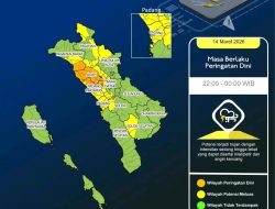 BPBD Padang Pantau Kondisi Cuaca Selama Libur Lebaran