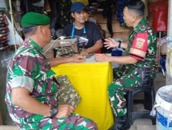 Babinsa Lebung Gajah Laksanakan Komsos, Dorong Semangat Usaha Warga di Bulan Ramadan
