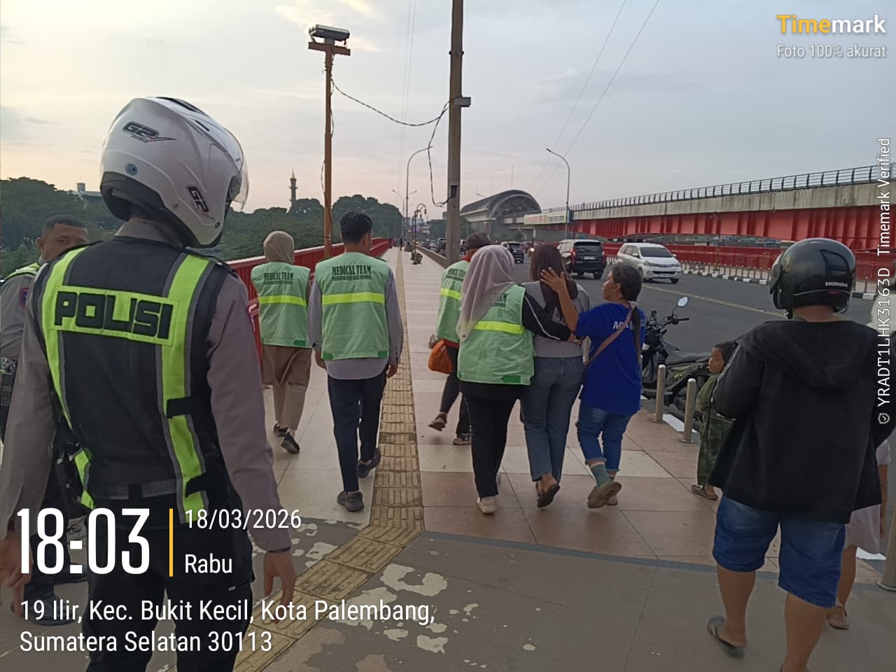 Respons Cepat Polda Sumsel Selamatkan Perempuan di Jembatan Ampera Lewat Layanan 110 1