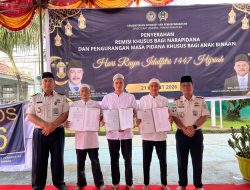 Rayakan Idul Fitri, Lapas Kelas I Palembang Laksanakan Sholat Idul Fitri Dan Pemberian Remisi Kepada Warga Binaan