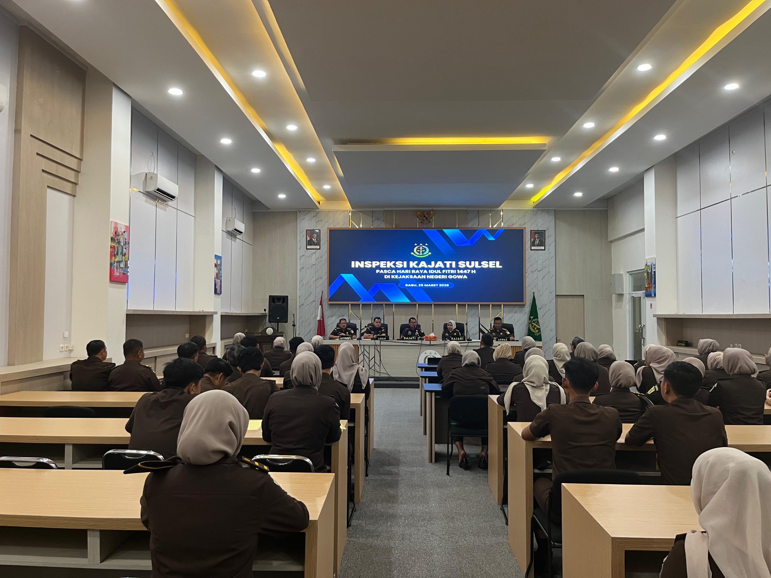 Kajati Sulsel Didik Farkhan Inspeksi Mendadak di Kejari Gowa, Yakinkan Tidak Ada Libur Tambahan. 1