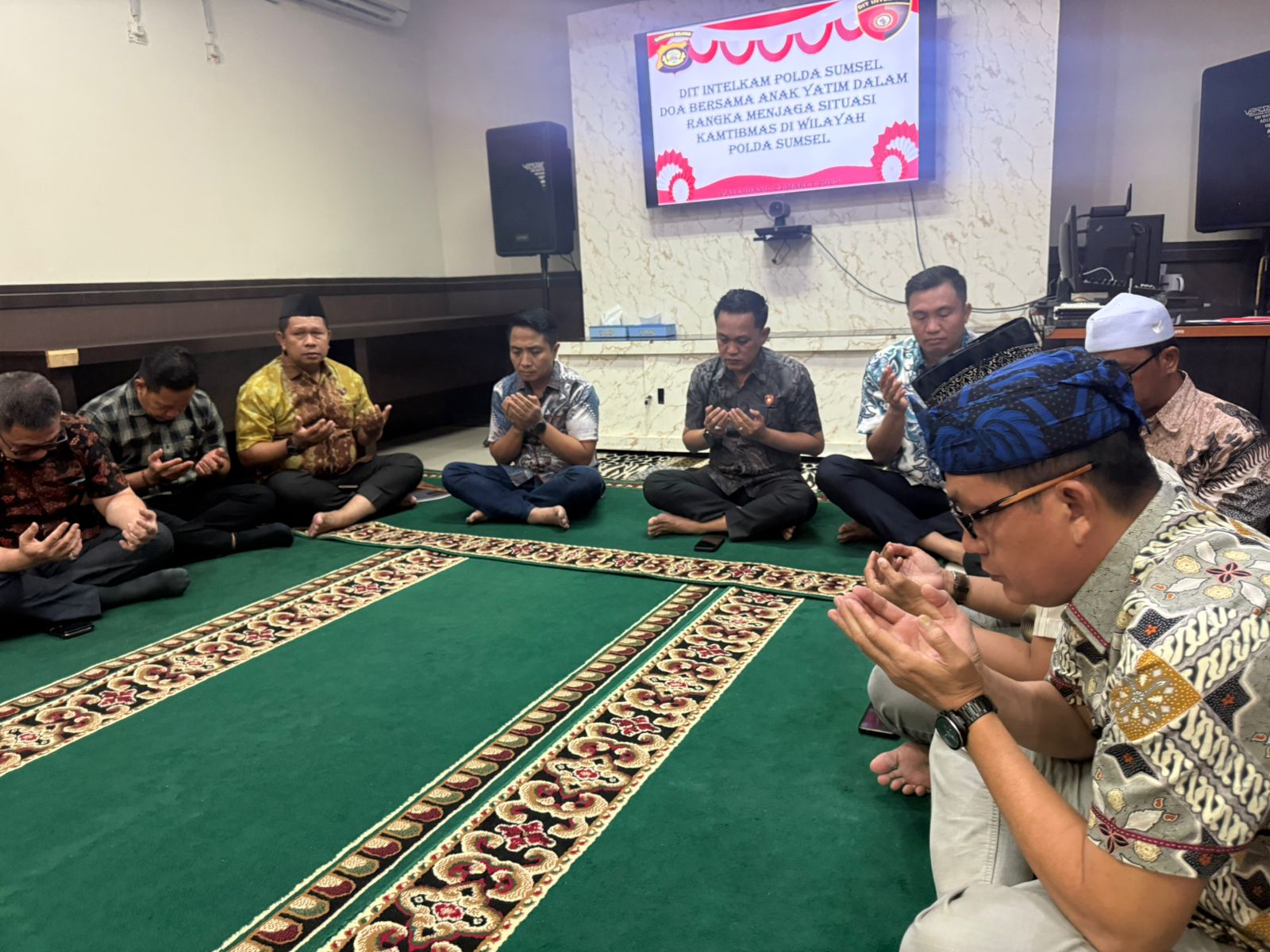 Dit Intelkam Polda Sumsel Gelar Doa Bersama Anak Yatim Mahabatul Umi, Wujudkan Kamtibmas Aman dan Kondusif 2