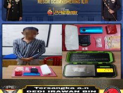 Polres OKI Ringkus Pengedar Sabu di Jejawi, Barang Bukti Disembunyikan dalam Kaleng Rokok