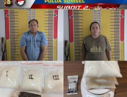 Terbesar Sepanjang 2026, Polda Sumsel Sita 303 Gram Sabu Senilai Rp225 Juta di Musi Rawas