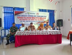 Babinsa Koramil 418-05/Lemabang Hadiri RAT Koperasi Merah Putih 11 Ilir, Perkuat Ekonomi Warga