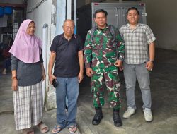 Babinsa 28 Ilir Koramil 418-01/Makrayu Cek Dapur MBG, Pastikan Kebersihan dan Keamanan Terjaga