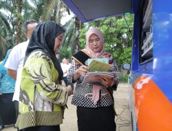 Bunda Literasi Asahan Turun Langsung! Perpustakaan Keliling Diserbu Siswa di Aek Ledong