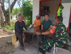 Babinsa Srimulya Koramil 418-08/Sako Perkuat Sinergi dengan Ketua RT, Tekankan Keamanan Lingkungan Perumahan