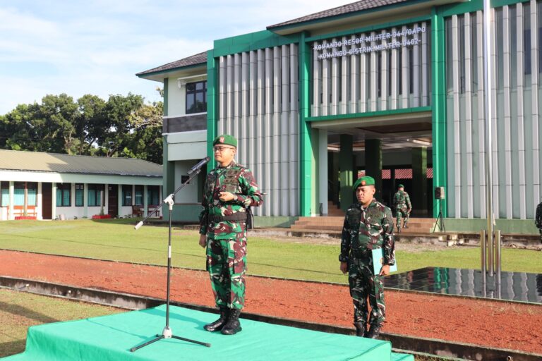 Melalui Upacara Bendera, Kodim 0402/OKI Perkuat Semangat Kebangsaan 1