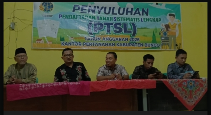 BPN Bungo dan Lurah Pasir Putih Gelar Penyuluhan PTSL untuk Masyarakat 1