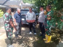 Babinsa Bukit Sangkal Koramil 418-05/Lemabang Bersama Lurah dan Bhabinkamtibmas Bahas Keamanan Lingkungan