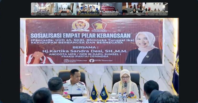 Rutan Kelas I Palembang Ikuti Kunjungan Kerja Komisi XII DPR RI Secara Virtua 1