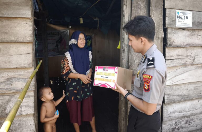 Polres OKI Gelar Baksos dan Bakti Religi, Salurkan 100 Paket Sembako 1