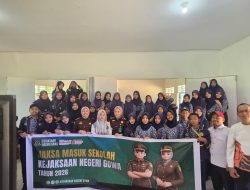 Program JMS, Kejari Gowa Berikan Penyuluhan Kesadaran Hukum Dihadapan Murid SMP Negeri 3 Bontomarannu