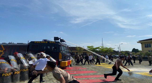 Polres OKI Gelar Simulasi Sispamkota 2026, Siap Layani Penyampaian Aspirasi Masyarakat 1