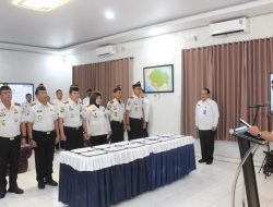 Kepala Rutan Kelas I Palembang Ikuti Ikrar Bersama dan Penandatanganan PKS Bersih dari Narkoba, Handphone, dan Pungli