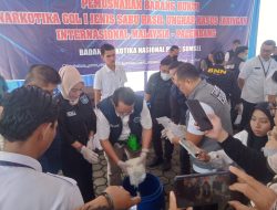 Dua Kurir Sabu Jaringan Internasional Malaysia Palembang Diringkus BNNP Sumsel