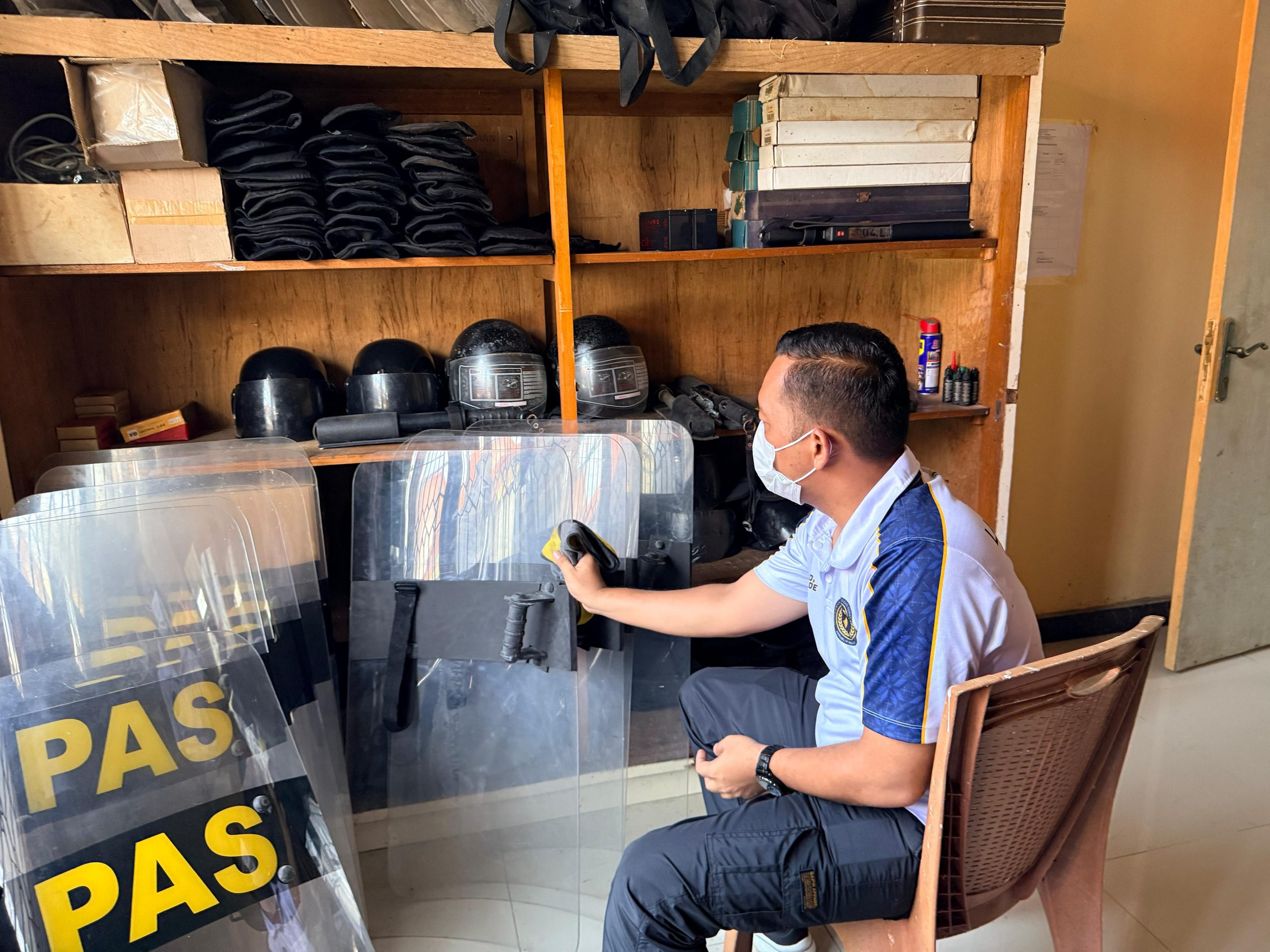 Perkuat Keamanan, Lapas Kelas I Palembang Pastikan Senjata Api Terawat dan Siap Operasional 1