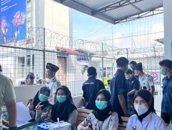 Rutan Kelas I Palembang Gelar Tes Urine WBP dan Pegawai, Seluruh Hasil Negatif Narkoba