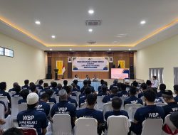 Perkuat Deteksi Dini Gangguan Kamtib, Lapas Kelas I Palembang Sosialisasi Kepada Warga Binaan