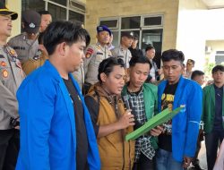 Aliansi BEM dan OKP Kabupaten OKI Gelar Aksi, Desak DPRD Realisasikan Kepentingan Masyarakat
