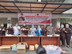 Kejaksaan Negeri Gowa Musnahkan Barang Bukti Perkara Berkekuatan Hukum Tetap