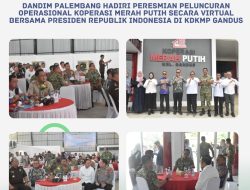 Presiden Prabowo Resmikan 1.061 Koperasi Merah Putih,Dandim Palembang Siap Perkuat Ekonomi Rakyat