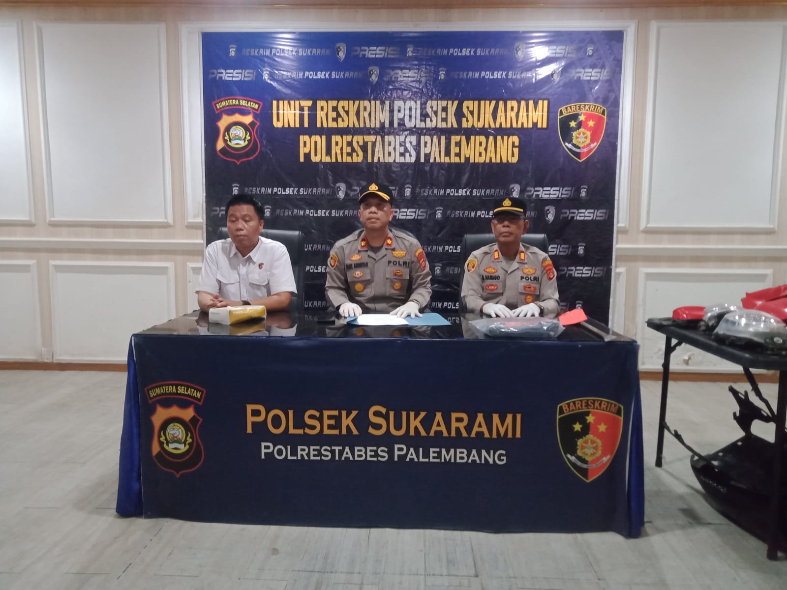 Belum 1X24 Jam Polsek Sukarami Meringkus Pelaku Curanmor 2