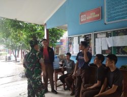 Babinsa Sei Selincah Koramil 418-05/Lemabang Himbau Pelajar Tidak Konvoi Saat Kelulusan Sekolah