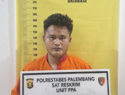 Polrestabes Palembang Tangkap Driver Ojol Pelaku Kekerasan Seksual Anak di Gandus