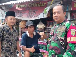Babinsa Sembilan Ilir Koramil 418-05/Lemabang Ajak Warga Jaga Kebersihan dan Keamanan Lingkungan Melalui Komsos