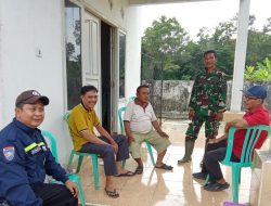Babinsa dan Bhabinkamtibmas Kalidoni Perkuat Sinergi Bahas Kebersihan Lingkungan Bersama Pengurus RT