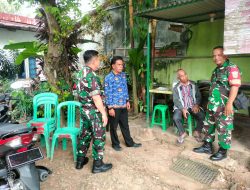Babinsa Kelurahan Sembilan Ilir Koramil 418-05/Lemabang Ajak Warga Jaga Kebersihan dan Waspada DBD