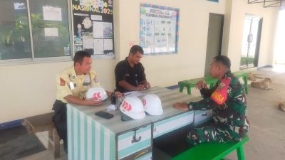 Babinsa Sungai Lais Sambang Wanwil ke PT Semen Tiga Roda, Bahas Keamanan Lingkungan