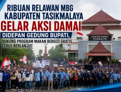 Ribuan Relawan MBG Kabupaten Tasikmalaya Gelar Aksi Damai, Dukung Program Makan Bergizi Gratis Tetap Berlanjut
