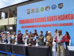 Polda Sumsel Musnahkan 1,39 Kilogram Sabu di Lubuk Linggau, Tegaskan Komitmen Berantas Narkoba