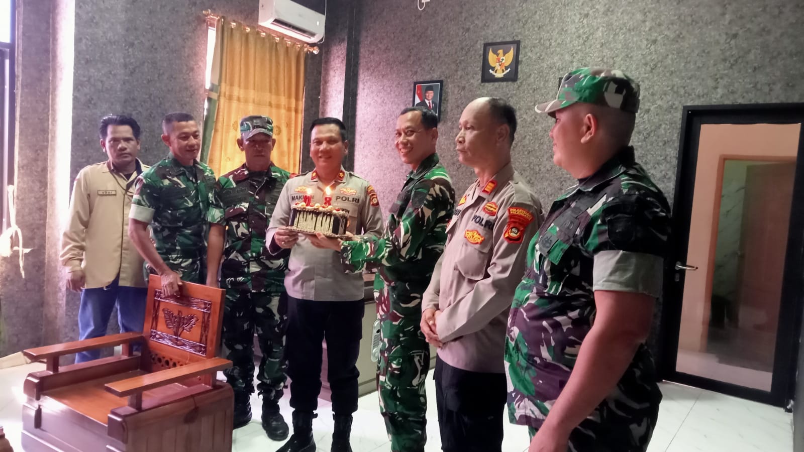 Jajaran Koramil Kodim 0418/Palembang Ucapkan Dirgahayu Polri ke-80, Perkuat Sinergitas TNI-Polri 2