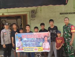 Babinsa Kelurahan Duku Ajak Generasi Muda Rajin Belajar dan Hindari Tawuran