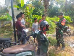 Selamatkan Generasi Muda dari Narkoba, Babinsa Sungai Lais Gencarkan Edukasi Hukum di Wilayah Binaan