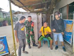 Babinsa Kelurahan Dua Ilir Ajak Warga Tingkatkan Kebersihan Lingkungan dan Waspada Bahaya Kebakaran