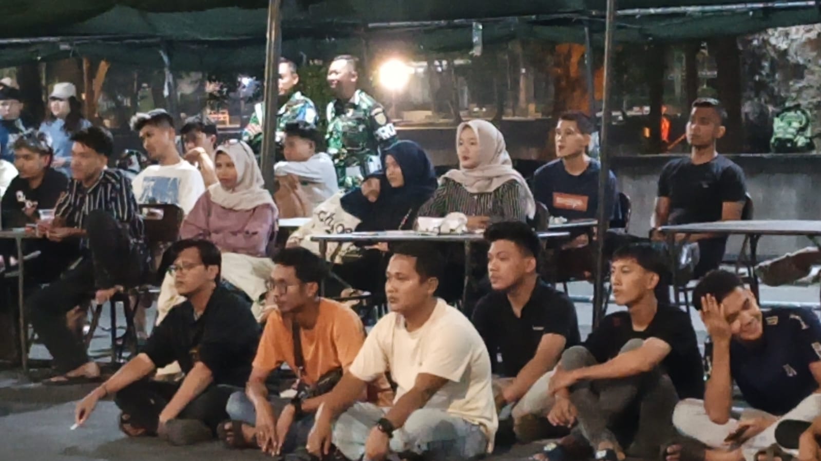 Kodim 0418/Palembang Meriahkan Pesta Rakyat Nusantara 2026 dengan Nonton Bareng Perempat Final Piala Dunia 2026 2