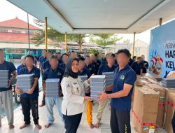 Dukung Pemenuhan Hak Warga Binaan, Lapas Kelas I Palembang Serahkan Ompreng kepada Warga Binaan