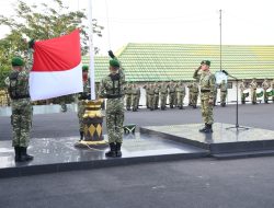Upacara 17-an Korem 044/Gapo, Kasad Tekankan Disiplin, Loyalitas dan Profesionalisme Prajurit TNI AD