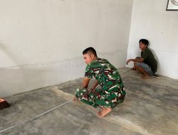 Sentuhan Akhir Mulai Terlihat, Satgas TMMD ke-129 Kodim 0418/Palembang Kebut Penyelesaian Pos Mushola Baitul Makmurin