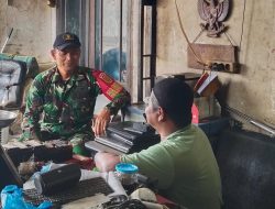 Maraknya Aksi Begal Jadi Perhatian, Babinsa Karang Jaya Ajak Warga Perkuat Keamanan Lingkungan