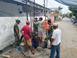 Hari Ketujuh TMMD ke-129, Satgas Kodim 0418/Palembang Terus Kebut Pembangunan Sumur Bor di Rumah Tahfidz Al-Qur’an