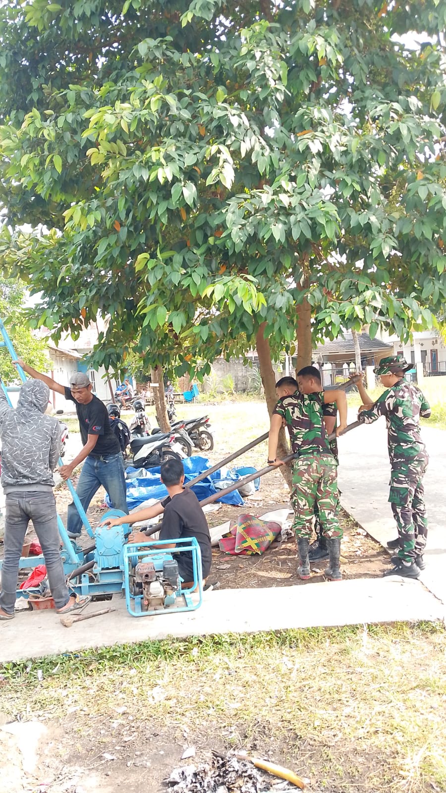 Setetes Air, Sejuta Harapan: Sumur Bor TMMD Siap Menghidupkan Mushola Al-Mufakat dan Warga Sekitar 1